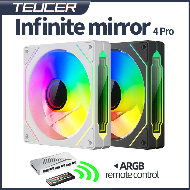 Case Fan Controller - Teucer Infinite Mirror 4Pro 120mm PC