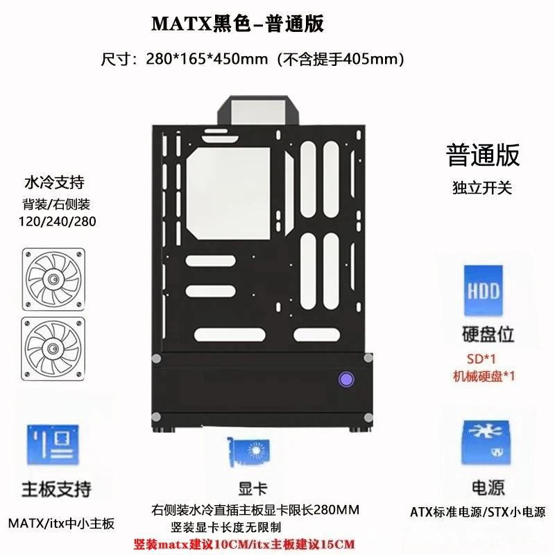Open Chassis 240/360 Water-Coo - Pc Chassis review and price