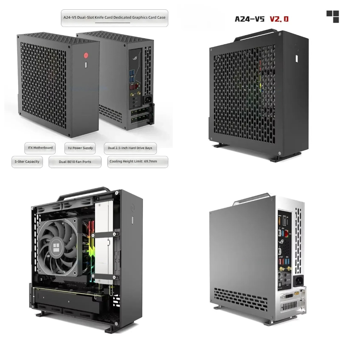 5 Litre Mini A24-V5 2.0 Dual S - Pc Chassis review and price
