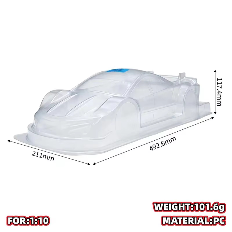 1Pc 1/10 190mm Clear Unpainted - Pc Chassis review and price