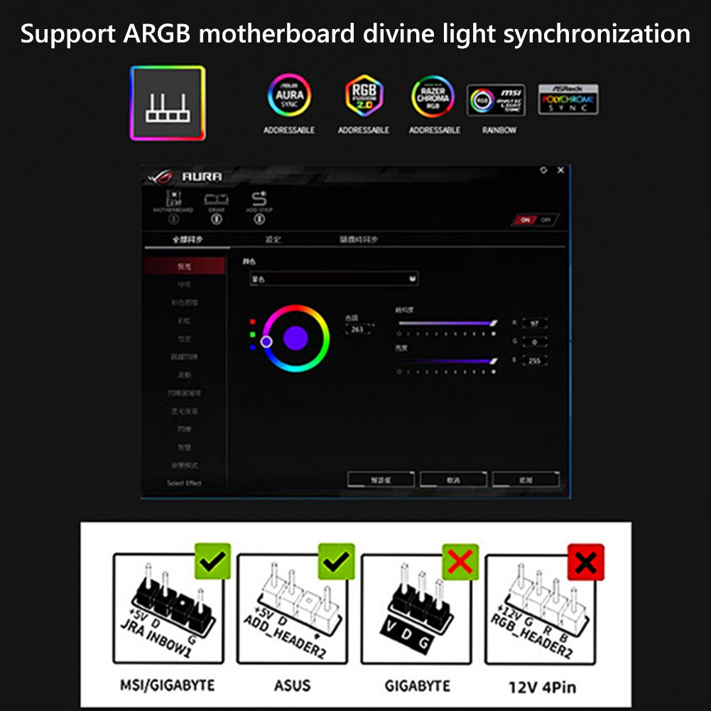 120mm PC Fan 24LEDs 9-blade Lu - Case Fan Controller review and price