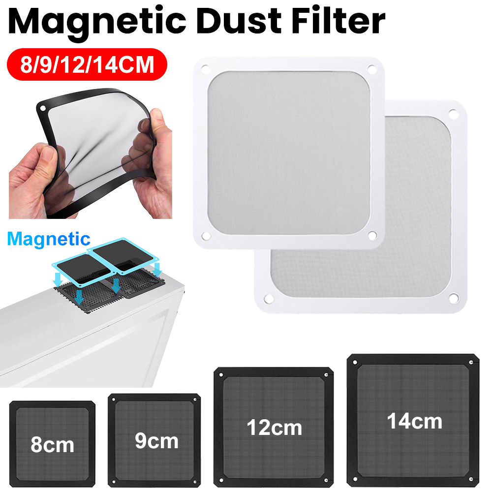1/2X 8/9/12/14cm Magnetic Fram - Dust Filter Pc review and price