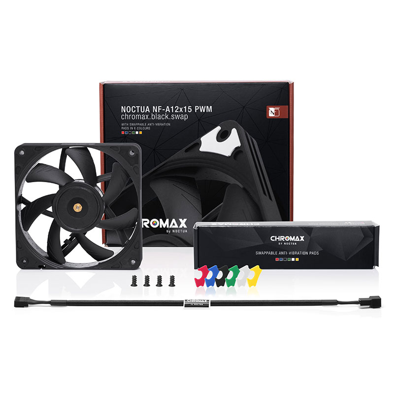 Noctua NF-A12x15 PWM Chromax.b - Case Fan Controller review and price