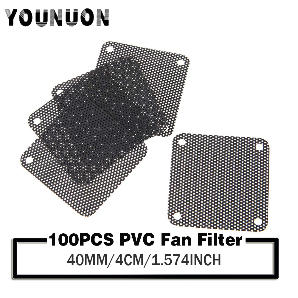 100Pcs YOUNUON 40mm Fan Filter - Dust Filter Pc review and price