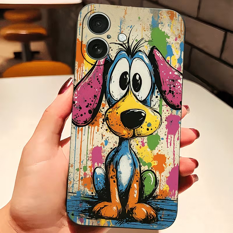 Graffiti Colored Puppy TPU Pho - Mini Pc Case review and price