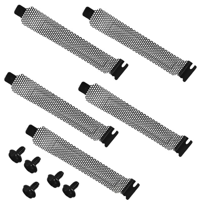 5PCS PCI Slot Cover Filter Bla - Dust Filter Pc review and price