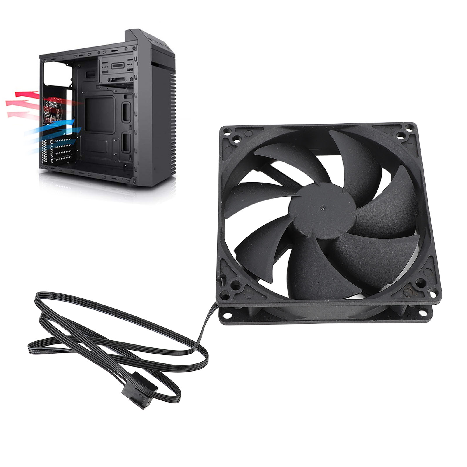 100mm PC PWM Case Fan 100mm Du - Case Fan Controller review and price
