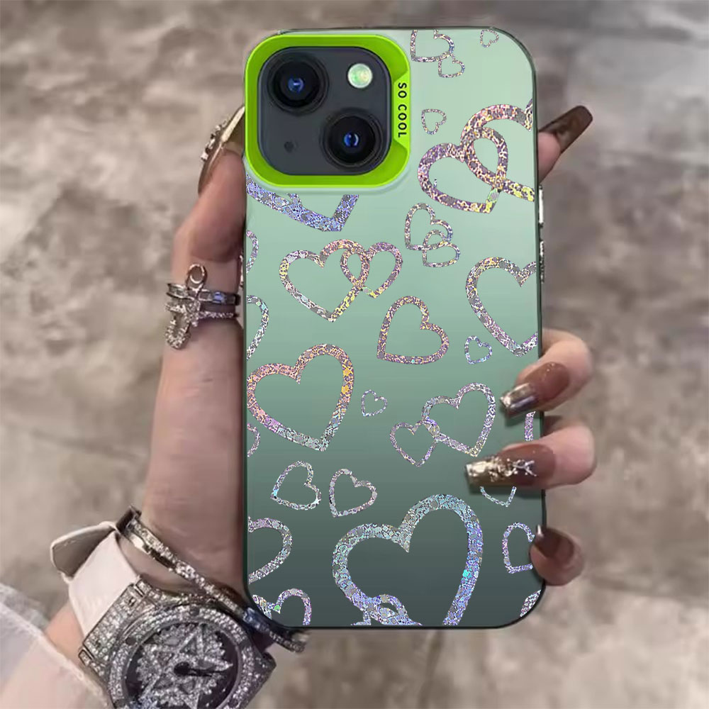 Colorful Heart Print Case For  - Matte Pc Case review and price