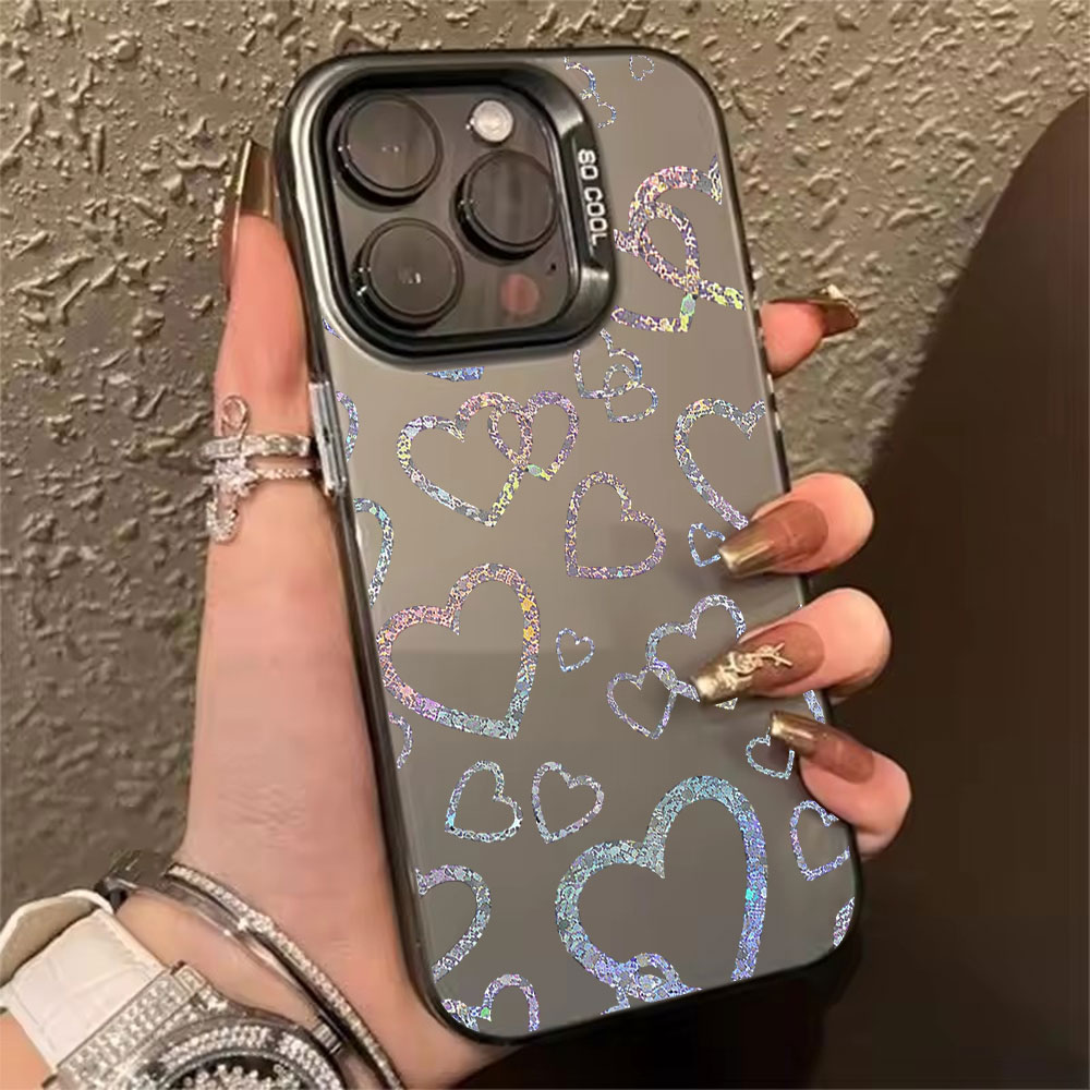 Colorful Heart Print Case For  - Matte Pc Case review and price