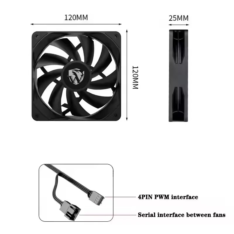 ICE Whale IW-12025 120mm Cooli - Case Fan Controller review and price