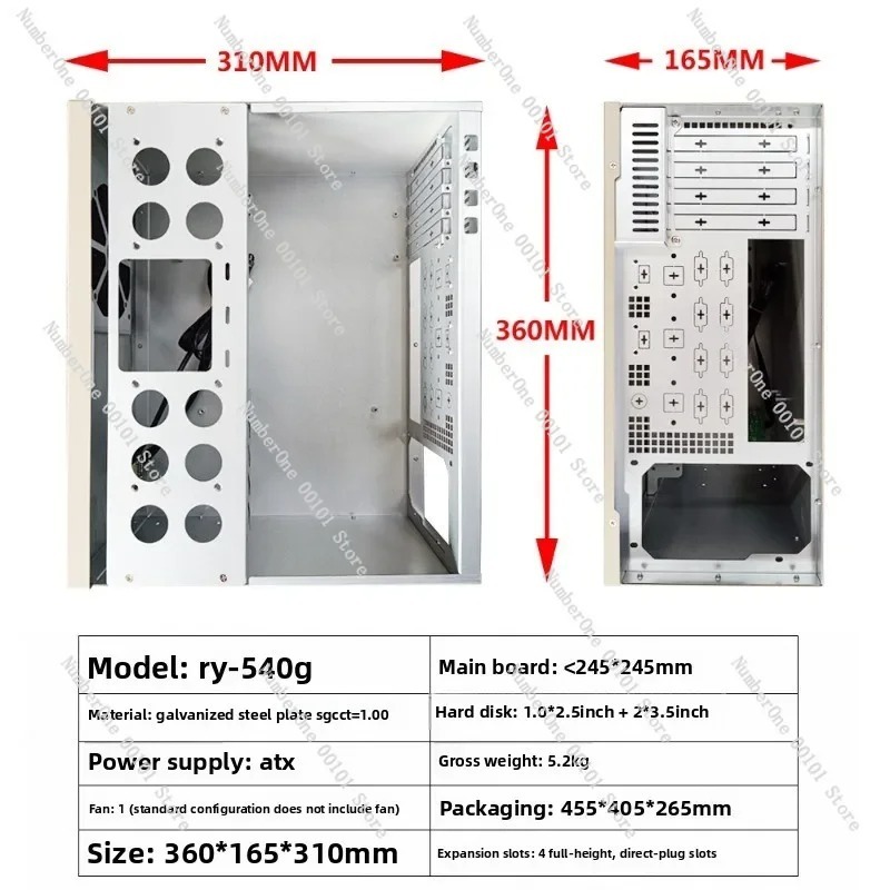 Wall-Mounted Small Case ATX Po - Atx Case review and price