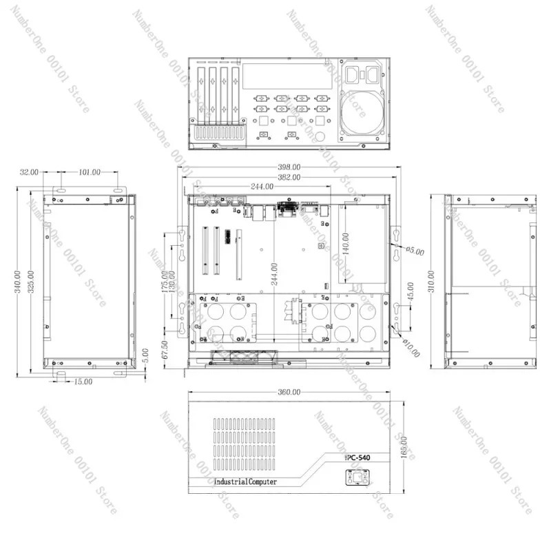 Wall-Mounted Small Case ATX Po - Atx Case review and price