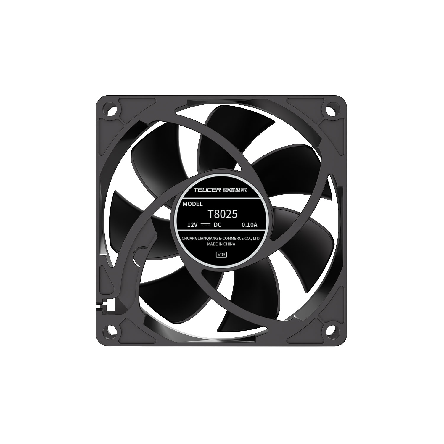 Teucer 8025 PC Case Fan 12V  B - Pc Chassis review and price