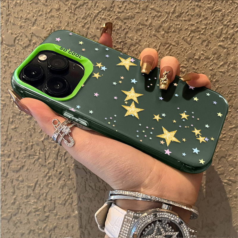 Colorful Star Pattern Matte Ha - Matte Pc Case review and price