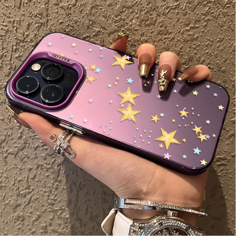 Colorful Star Pattern Matte Ha - Matte Pc Case review and price