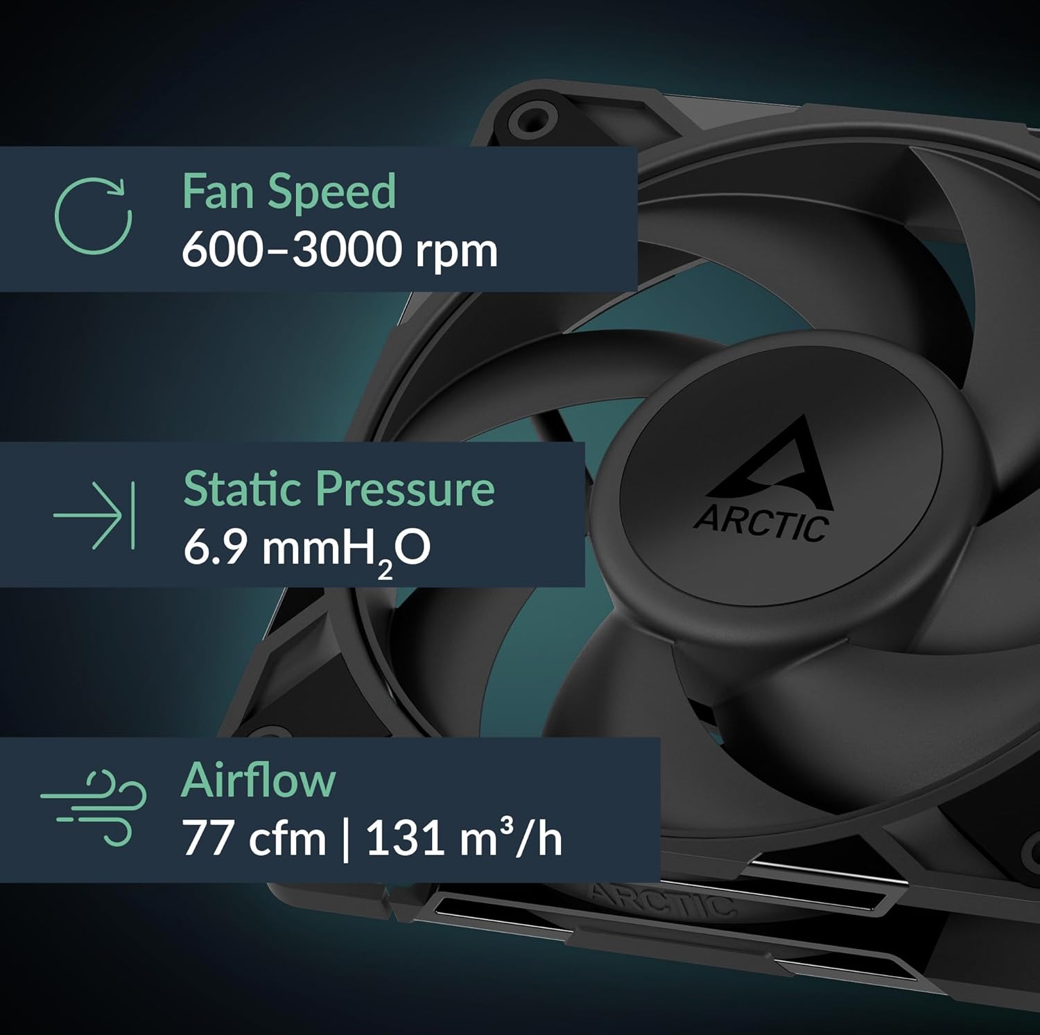 ARCTIC P12 Pro Computer Deskto - Case Fan Controller review and price